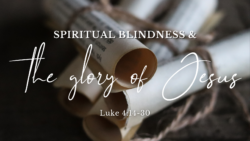 Spiritual Blindness and the Glory of Jesus