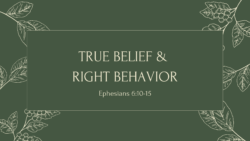 True Belief & Right Behavior